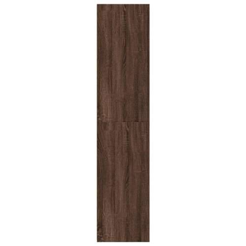 Visoka komoda boje hrasta 50 x 41 x 185 cm konstruirano drvo - Smeđi hrast 1 Cijena