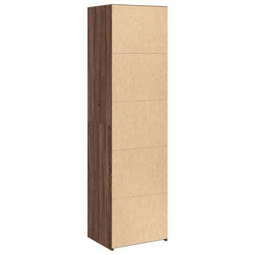 Visoka komoda boje hrasta 50 x 41 x 185 cm konstruirano drvo - Smeđi hrast 1 Cijena