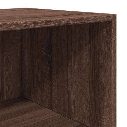 Visoka komoda boje hrasta 50 x 41 x 185 cm konstruirano drvo - Smeđi hrast 1 Cijena