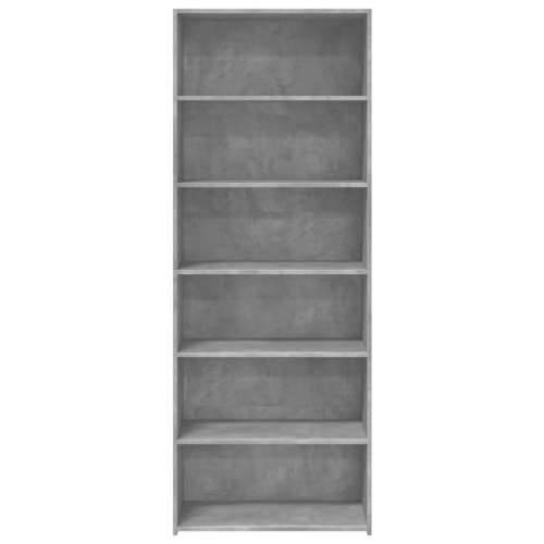 Visoka komoda siva betona 70x41x185 cm od konstruiranog drva - Beton siva 1 Cijena
