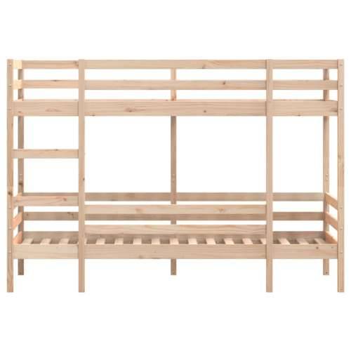 Krevet na kat 90 x 200 cm od masivne borovine - Prirodna 90 x 200 cm Cijena