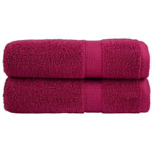 Ručnici za kupanje SOLUND 2 kom bordo 100 x 150 cm 600 gsm - Bordo 100 x 150 cm 2 Cijena