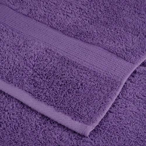 Ručnici SOLUND 2 kom ljubičasti 100 x 200 cm 600 gsm - Ljubičasta 100 x 200 cm 2 Cijena