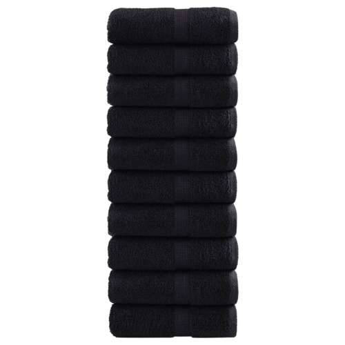 Krpe za pranje SOLUND 10 kom crni 30 x 30 cm 600 gsm - Crna 30 x 30 cm 10 Cijena