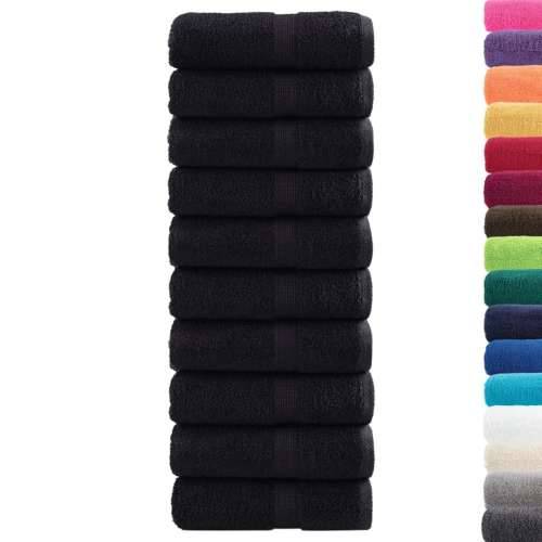 Krpe za pranje SOLUND 10 kom crni 30 x 30 cm 600 gsm - Crna 30 x 30 cm 10 Cijena