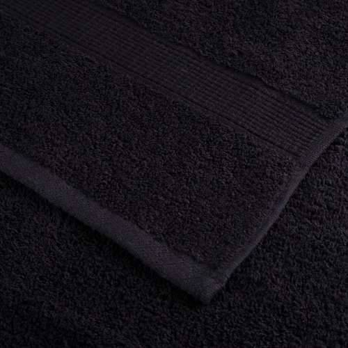 Ručnici za saunu SOLUND 4 kom crni 80x200 cm 600 gsm - Crna 80 x 200 cm 4 Cijena