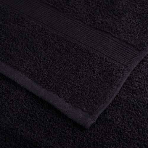 Ručnici SOLUND 2 kom crni 100 x 200 cm 600 gsm - Crna 100 x 200 cm 2 Cijena