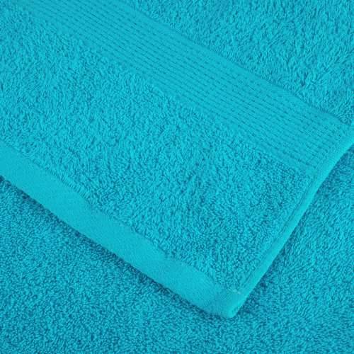 Ručnici SOLUND 10 kom tirkizni 100 x 200 cm 600 gsm - Tirkizna 100 x 200 cm 10 Cijena