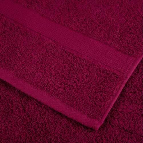 8-dijelni vrhunski set ručnika SOLUND bordo 600 gsm - Bordo 1 Cijena