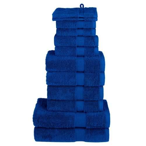 12-dijelni vrhunski set ručnika SOLUND plavi 600 gsm - Plava 1 Cijena