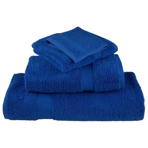 12-dijelni vrhunski set ručnika SOLUND plavi 600 gsm - Plava 1 Cijena