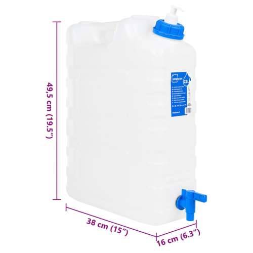 Spremnik za vodu sa slavinom i dozatorom sapuna 20 L plastični - 20 l sa sapunom Cijena