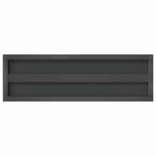 Zidne police 2 kom 75x23,5x3 cm crne nehrđajući čelik - Crna 75 x 23.5 x 3 cm 1 Cijena