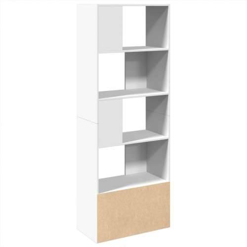Regal za knjige bijeli 70 x 36 x 189 cm od konstruiranog drva - Bijela 1 70 cm Cijena
