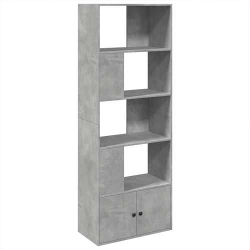 Regal za knjige boja betona 70 x 36 x 189 cm konstruirano drvo - Beton siva 1 70 cm Cijena