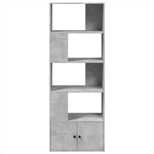 Regal za knjige boja betona 70 x 36 x 189 cm konstruirano drvo - Beton siva 1 70 cm Cijena