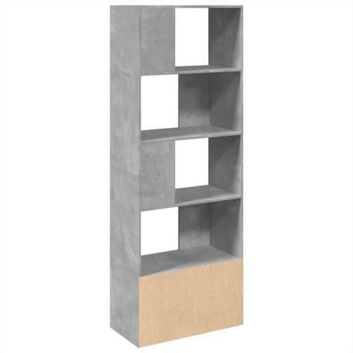 Regal za knjige boja betona 70 x 36 x 189 cm konstruirano drvo - Beton siva 1 70 cm Cijena