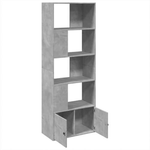 Regal za knjige boja betona 70 x 36 x 189 cm konstruirano drvo - Beton siva 1 70 cm Cijena