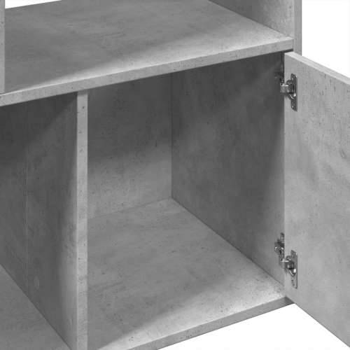 Regal za knjige boja betona 70 x 36 x 189 cm konstruirano drvo - Beton siva 1 70 cm Cijena