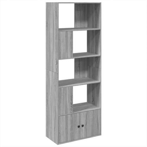 Regal za knjige boja hrasta 70x36x189 cm konstruirano drvo - Sivi hrast sonoma 1 70 cm Cijena