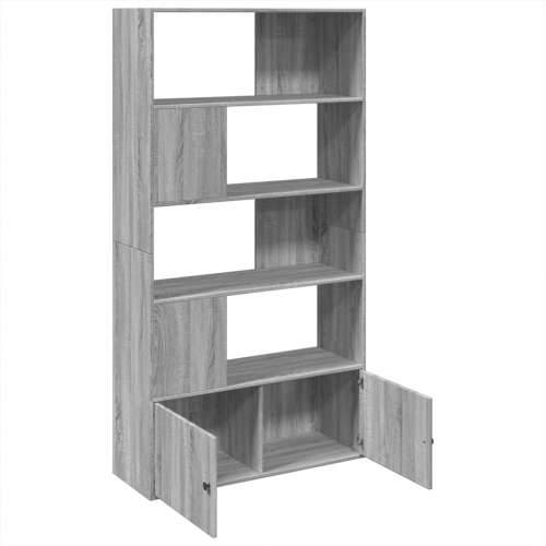 Regal za knjige boja hrasta 100x36x189 cm konstruirano drvo - Sivi hrast sonoma 1 100 cm Cijena