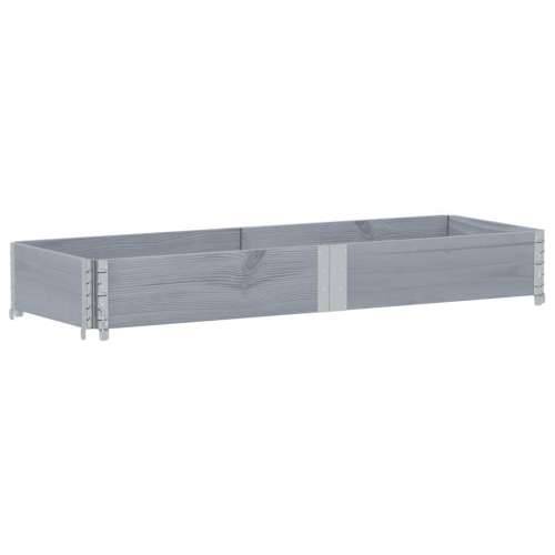 Vrtna sadilica siva 150x50 cm od masivne borovine - Siva 150 x 50 x 21.5 cm 1 Cijena