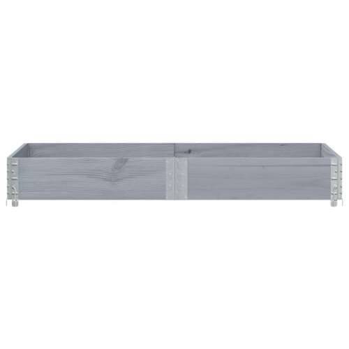 Vrtna sadilica siva 150x50 cm od masivne borovine - Siva 150 x 50 x 21.5 cm 1 Cijena