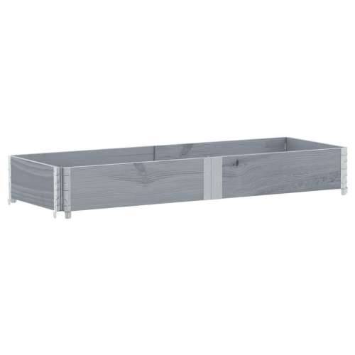 Vrtna sadilica siva 150x50 cm od masivne borovine - Siva 150 x 50 x 21.5 cm 1 Cijena
