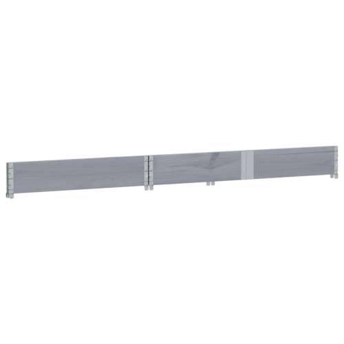 Vrtna sadilica siva 150x50 cm od masivne borovine - Siva 150 x 50 x 21.5 cm 1 Cijena