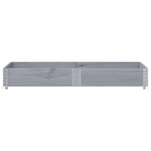 Vrtna sadilica siva 150x100 cm od masivne borovine - Siva 150 x 100 x 21.5 cm 1 Cijena