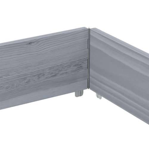 Vrtna sadilica siva 150x100 cm od masivne borovine - Siva 150 x 100 x 21.5 cm 1 Cijena