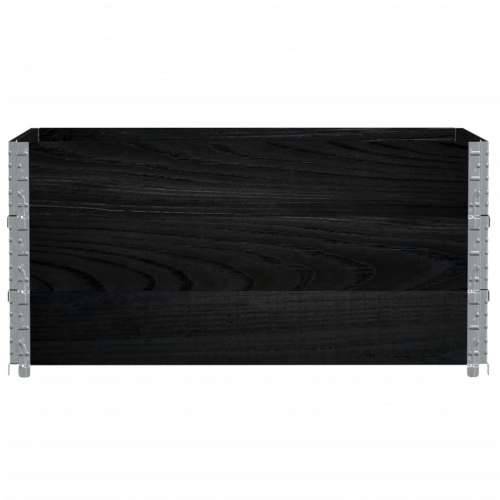 Vrtni sadilica crna 120 x 80 cm od masivne borovine - Crna 120 x 80 x 60.5 cm 1 Cijena
