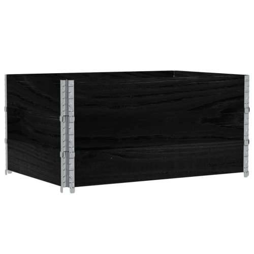 Vrtni sadilica crna 120 x 80 cm od masivne borovine - Crna 120 x 80 x 60.5 cm 1 Cijena