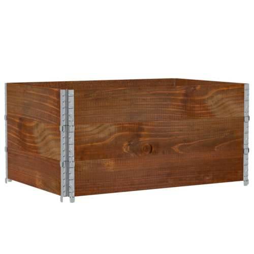 Vrtni sadilica smeđa 120x80 cm od masivne borovine - Tamno smeđa 120 x 80 x 60.5 cm 1 Cijena