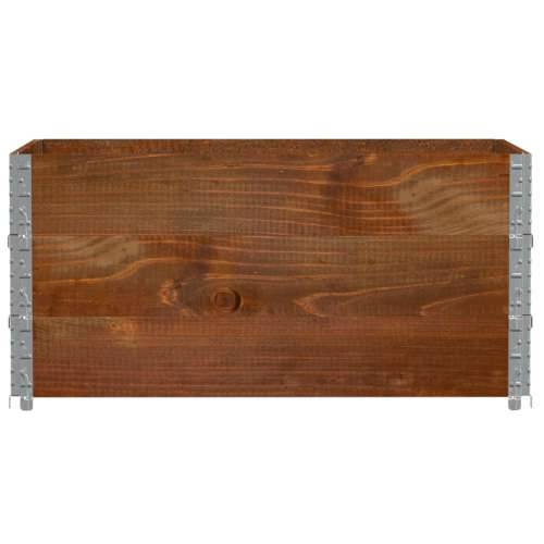 Vrtni sadilica smeđa 120x80 cm od masivne borovine - Tamno smeđa 120 x 80 x 60.5 cm 1 Cijena