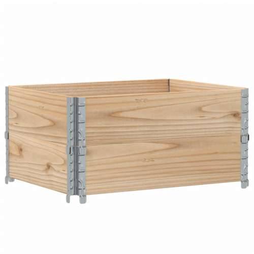 Vrtna sadilica 80x60 cm od masivne borovine - Prirodna 80 x 60 x 41 cm 1 Cijena