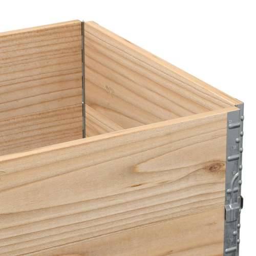 Vrtna sadilica 80x60 cm od masivne borovine - Prirodna 80 x 60 x 41 cm 1 Cijena