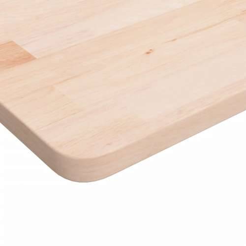 Zidna polica za Lavabo - Umivaonik od čelika i masivne hrastovine - Smeđa i bijela 80 x 40 x 2.5 cm 1 Trapez Cijena