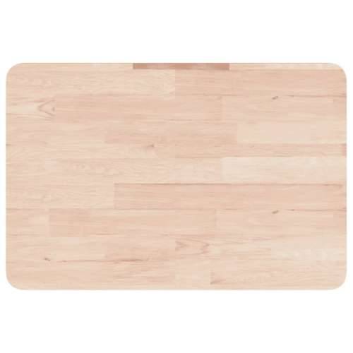 Zidna polica za Lavabo - Umivaonik od čelika i masivne hrastovine - Smeđa i bijela 60 x 40 x 2.5 cm 1 Pravokutno Cijena