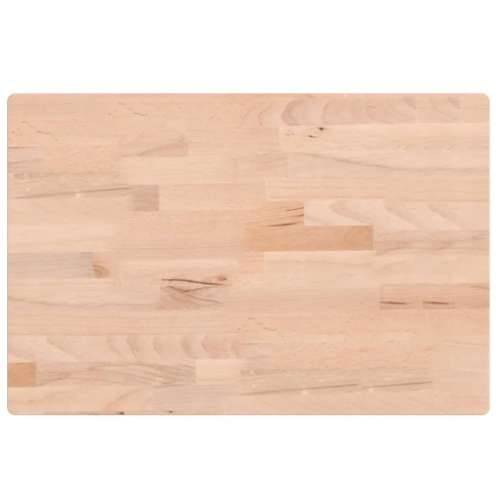 Zidna polica za Lavabo - Umivaonik od čelika i masivne bukovine - Smeđa i bijela 60 x 40 x 2.5 cm 1 Trapez Cijena