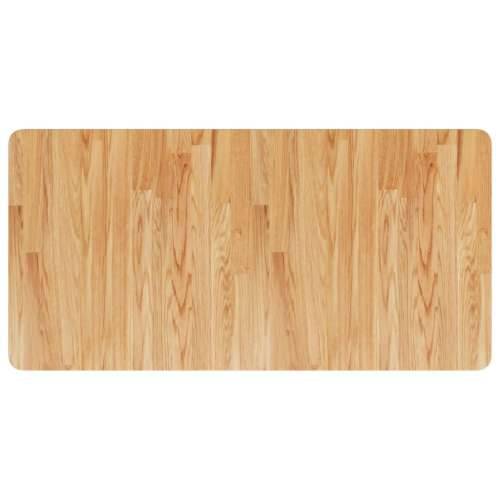 Zidna polica za Lavabo - Umivaonik od čelika i masivne hrastovine - svijetlo smeđa i bijela 100 x 50 x 2.5 cm 1 Trapez Cijena