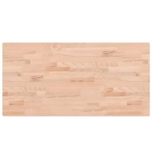 Zidna polica za Lavabo - Umivaonik od čelika i masivne bukovine - Smeđa i bijela 100 x 50 x 2.5 cm 1 Trapez Cijena