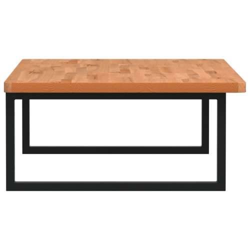 Zidna polica za Lavabo - Umivaonik od čelika i masivne bukovine - tamno smeđa i crna 100 x 60 x 2.5 cm 1 Pravokutno Cijena