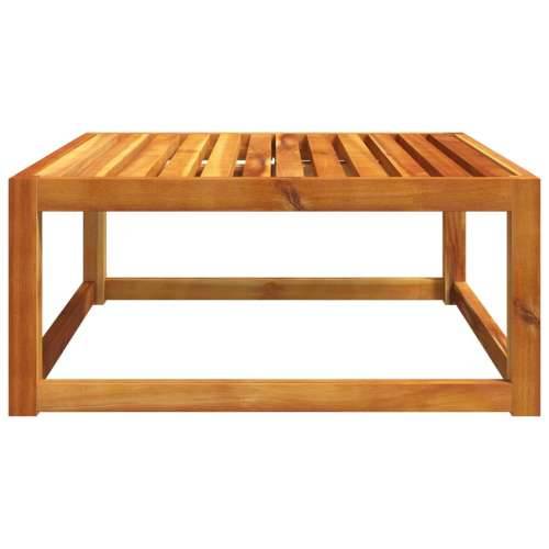 Vrtni stolić 65 x 65 x 29 cm od masivnog bagremovog drva - Krema 1 stol Cijena
