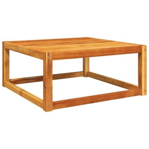 Vrtni stolić 65 x 65 x 29 cm od masivnog bagremovog drva - Krema 1 stol Cijena
