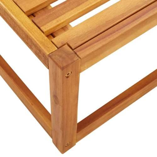 Vrtni stolić 65 x 65 x 29 cm od masivnog bagremovog drva - Krema 1 stol Cijena