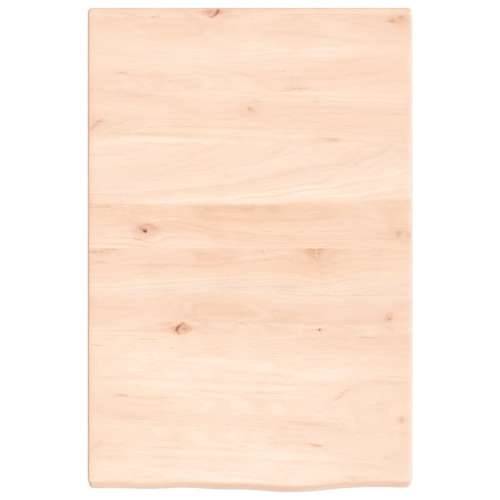 Zidna polica za Lavabo - Umivaonik od čelika i masivne hrastovine - Smeđa i bijela 40 x 60 x 2 cm 1 Trapez Cijena