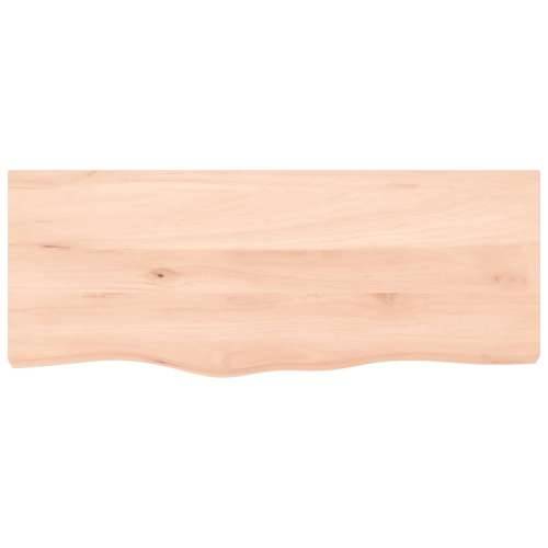 Zidna polica za Lavabo - Umivaonik od čelika i masivne hrastovine - Smeđa i bijela 100 x 40 x 2 cm 1 Trapez Cijena