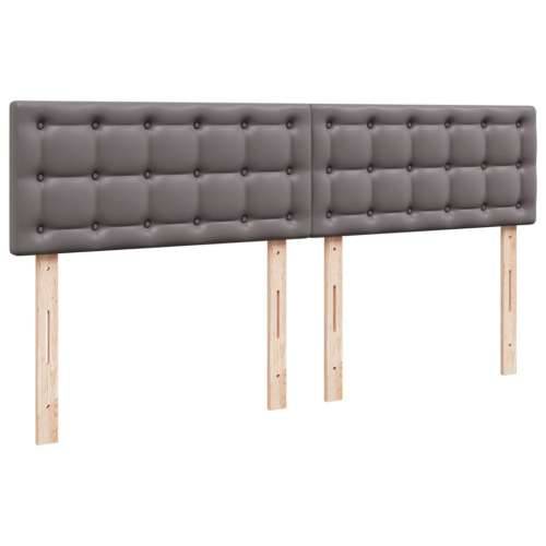 Krevet s oprugama i madracem sivi 200x200 cm od umjetne kože Siva 200 x 200 cm gumbi Cijena