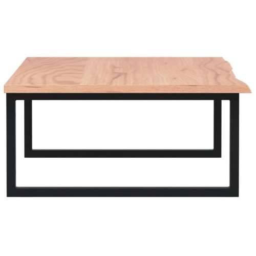 Zidna polica za Lavabo - Umivaonik od čelika i masivne hrastovine - svijetlo smeđa i crna 100 x 60 x 2 cm 1 Pravokutno Cijena